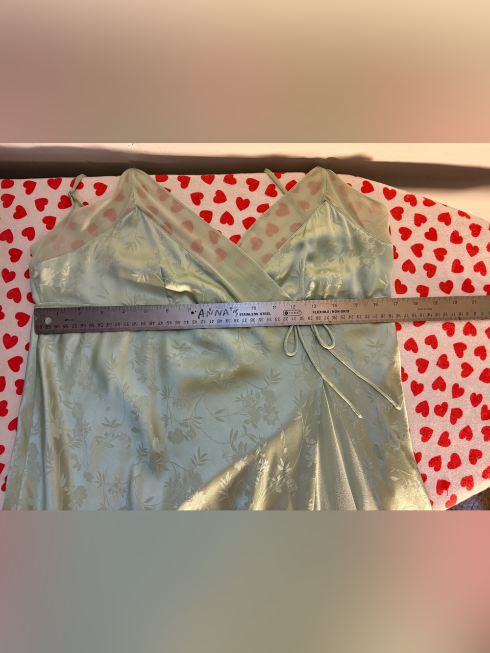 100% Silk bias cut full length nightgown small vintage but like new! - Picture 9 of 10